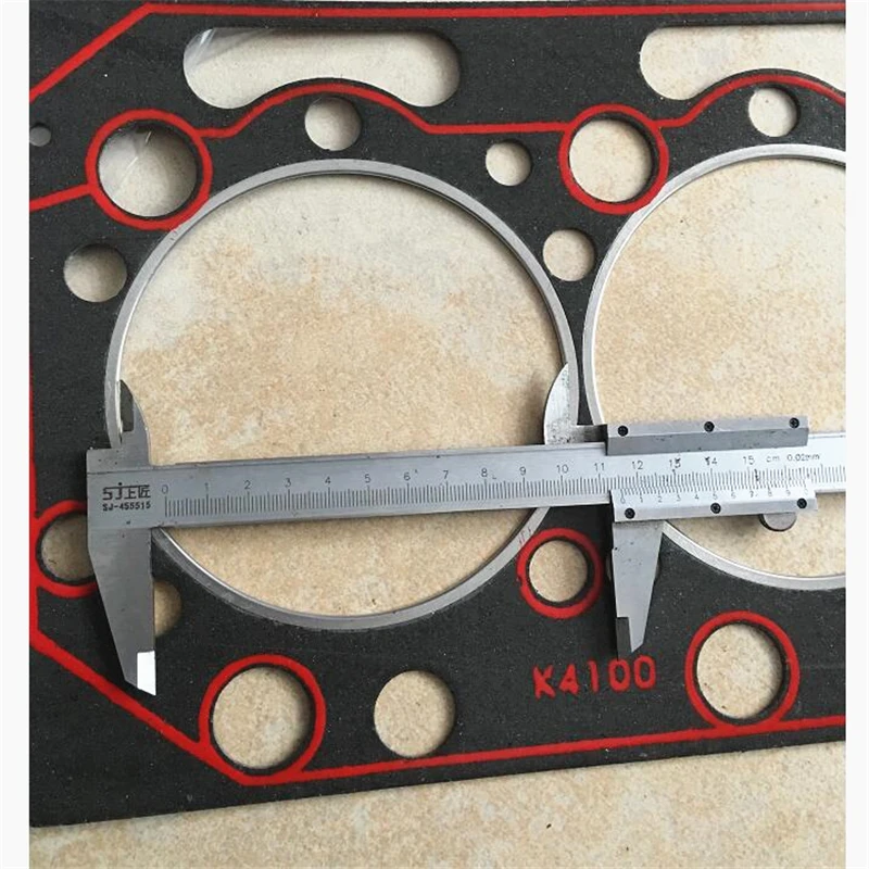 2pcs K4100 series diesel engine gasket--cylinder head gasket for weifang Ricardo K4100D K4100ZD K4100P diesel engine gasket