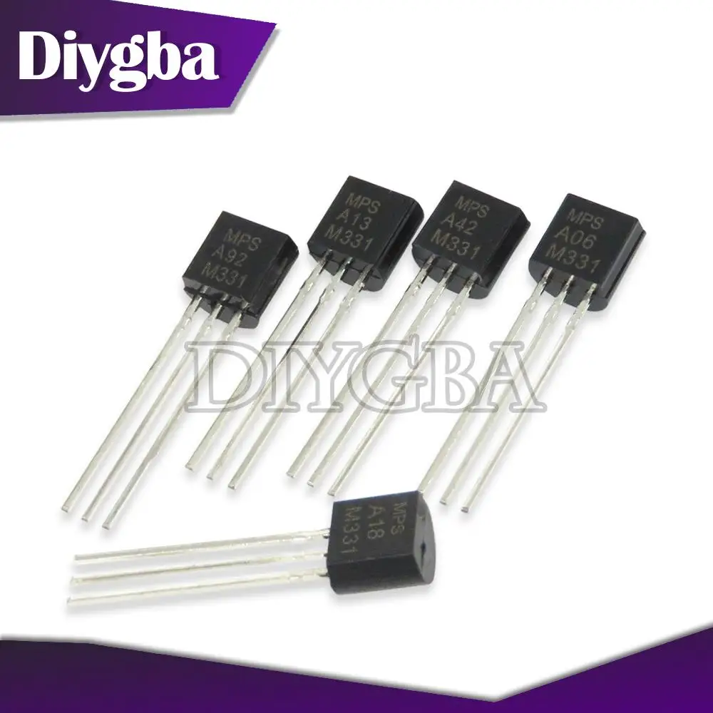 100PCS MPSA42 MPSA13 MPSA92 MPSA18 Z0103MA Z0607MA BT169D BT131-600 A42 A13 MPSA06 0103MA Z0103 Z0607 0607MA 131-600 transistor