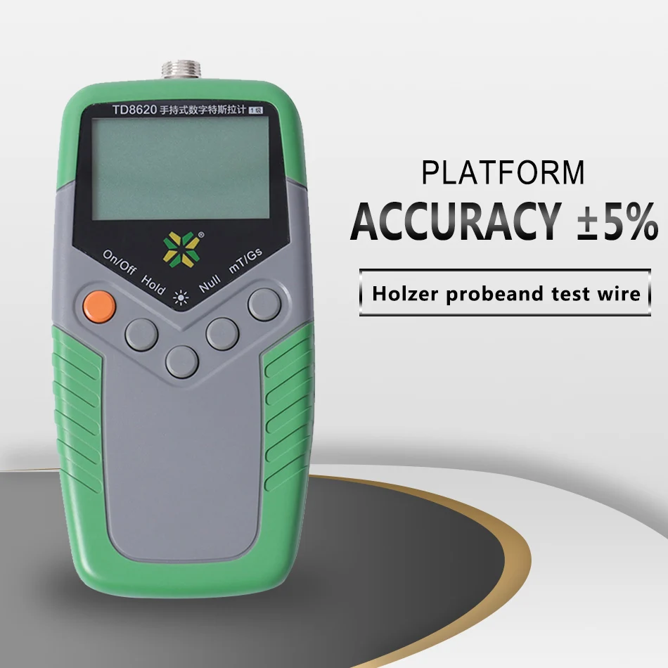 Imagem -02 - Ímã Permanente Gauss Medidor Handheld Digital Tesla Medidor Fluxo Magnético Meter Superfície Field Test Precisão Td8620