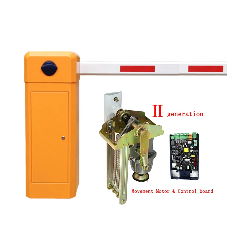 KinJoin Electronic Car Park Barrier Gate Automatic Parking Lot Barrier Gates