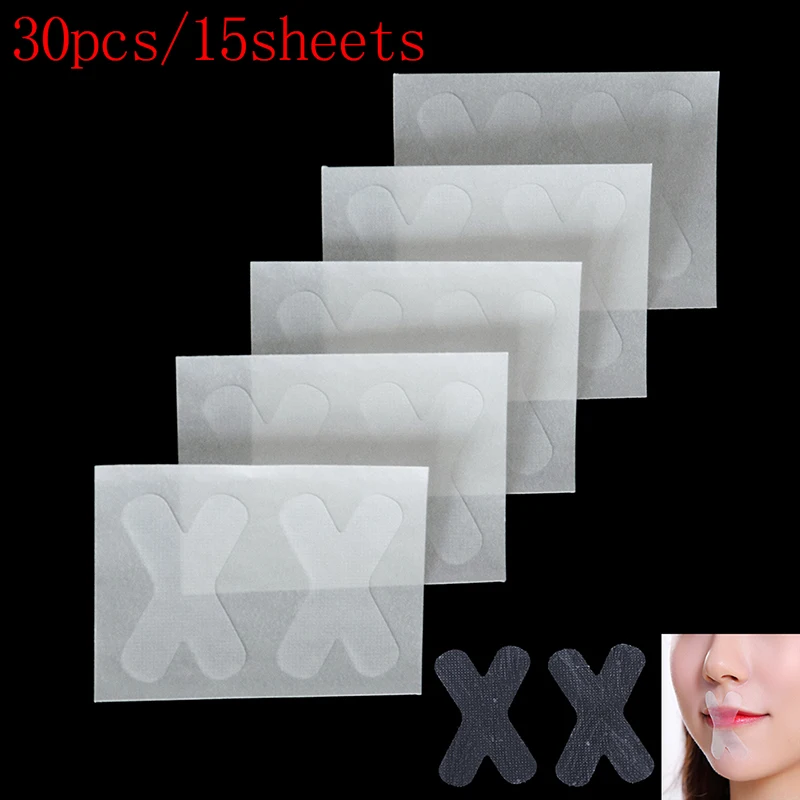 30Pc/15sheets Night Anti Snoring Sticker Sleep Strips Advanced Gentle Mouth Tape For Breathing Improved Nighttime Sleep Strips