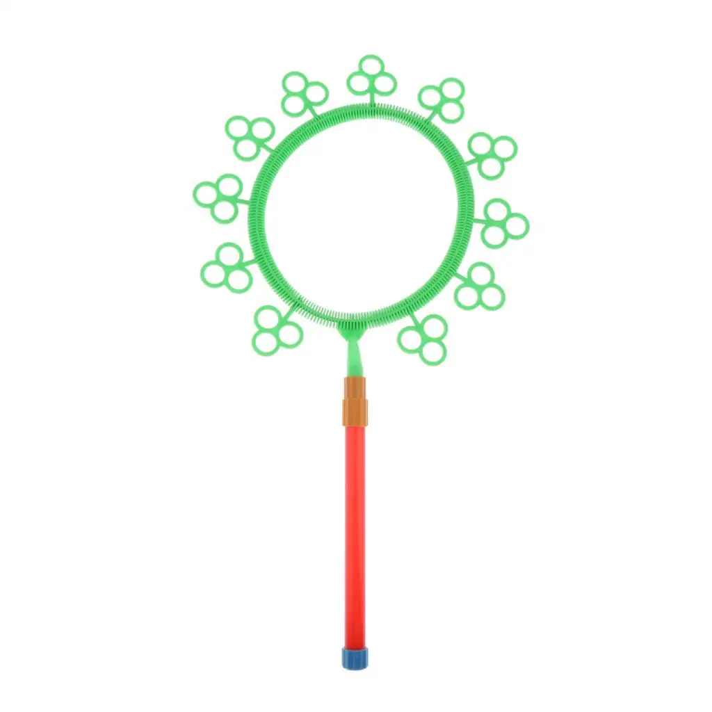 버블 스틱 만들기 지팡이 반지, 버블 쇼 소품, 어린이 유아 장난감, 버블 메이커 지팡이 반지, 어린이 야외 장난감