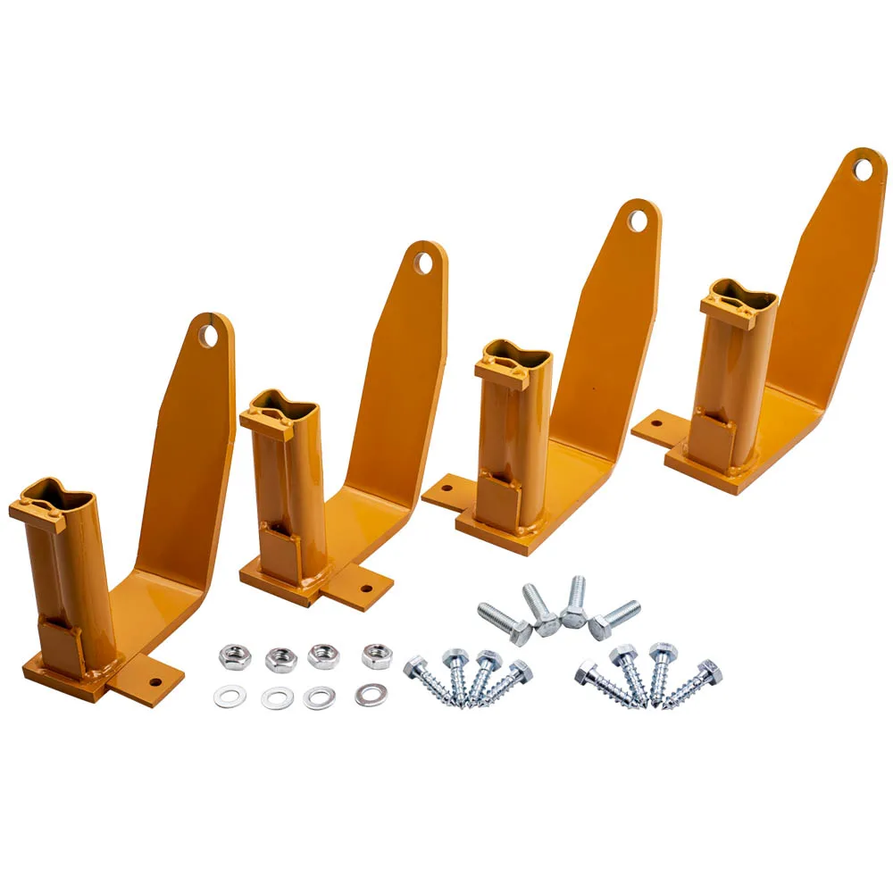 4 * Universal Stake Powder Coated Camper Tie Down สําหรับรถปิคอัพขนาดเต็ม TDSF