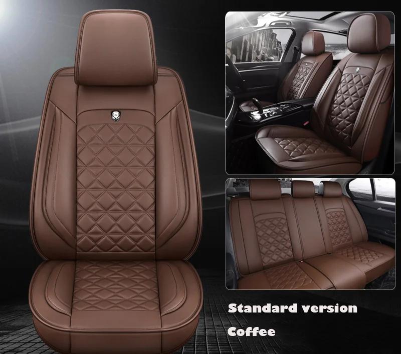 Universal car seat cover leather for chevrolet cruze captiva lacetti hyundai i30 tucson ix35 solaris accesorios automovil cover