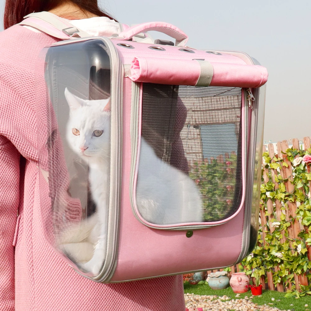 Pet Carrier For Dogs Cat Breathable Dog Backpack Cat Carrier Carrying Bag Portable Dog Outdoor Travel Bag for Yorkie Chihuahua