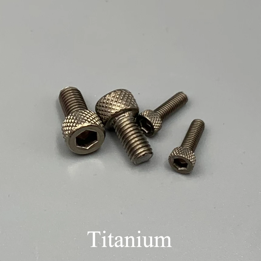 M3 M4 M5 M6 OD 6mm 10mm 12mm 15mm 20mm 25mm 30mm Length TA2 Titanium Cap Allen Head Screw Inner Hex Hexagonal Socket Bolt