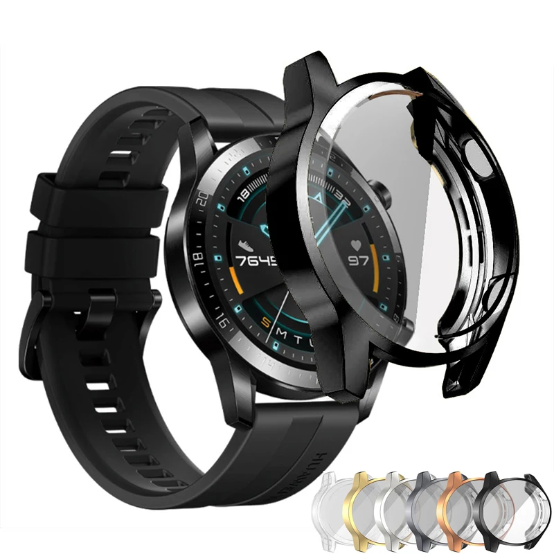 Funda para Huawei watch GT 4 GT 2 46mm GT 3 46mm 42mm GT2e GT2 Pro GT4 GT 5 46mm 41mm GT 6 46mm 41mm funda protectora de pantalla/funda