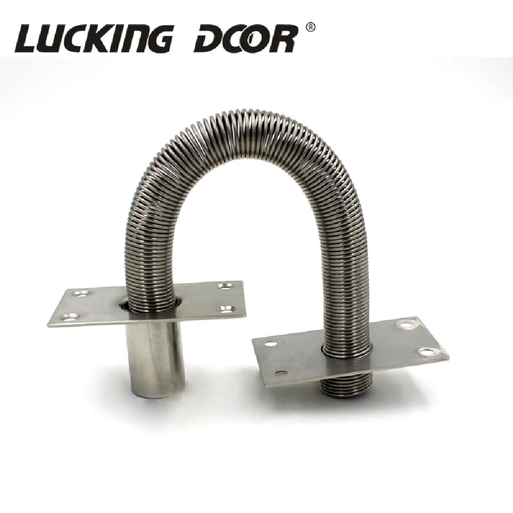 18MM Metal Stainless Steel Wire Pipe Spring Cable Sleeve Anti-pinch Cable Protector Door Loop For Access control system