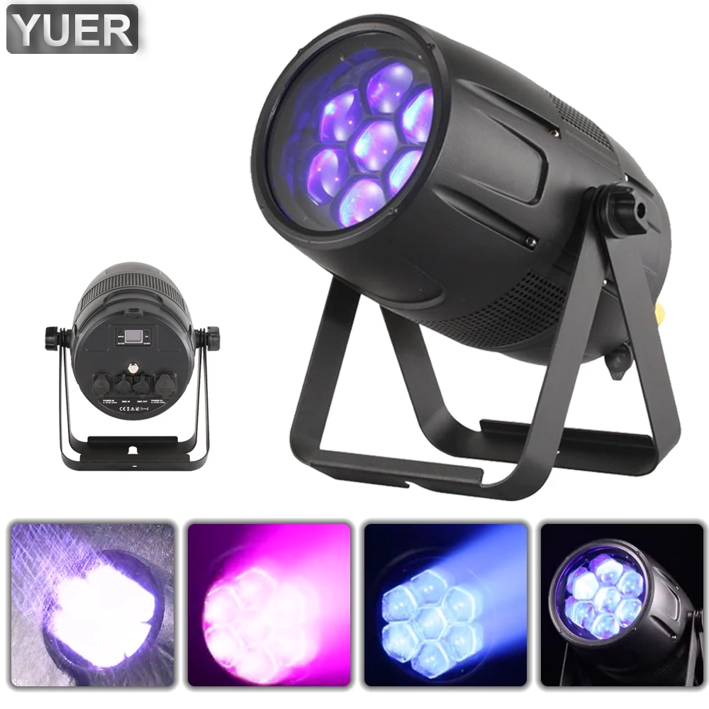 

7X40W RGBW 4IN1 LED IP65 Waterproof Zoom Strobe Dyeing Effect Light For DJ Disco Stage Music Bar Dance Floor Club Prom DMX512