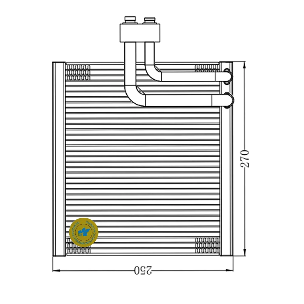 Koil Inti Evaporator Ac Ac untuk Grand Starex H1 Imax 97140-4H050 971404H050