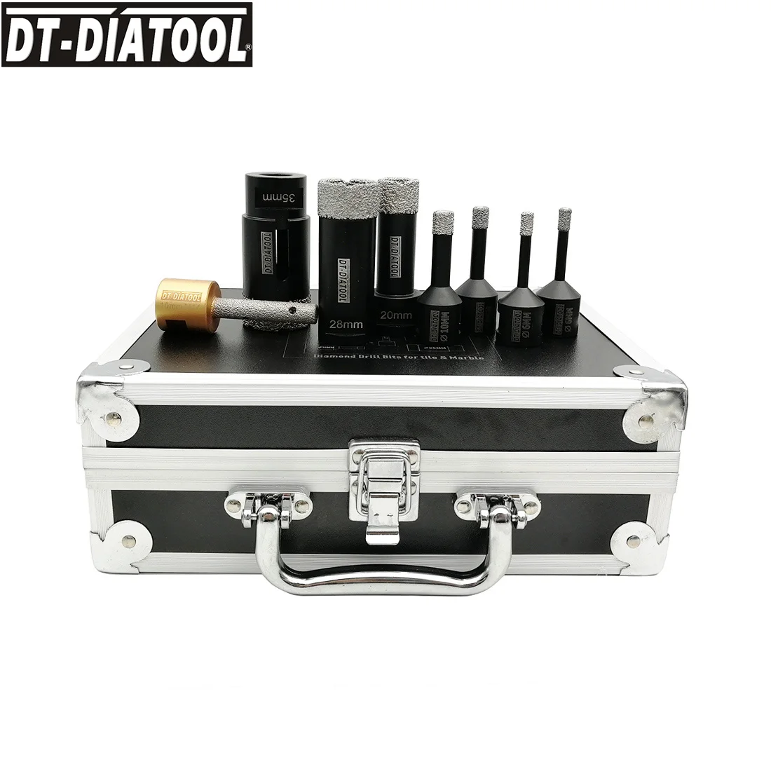 DT-DIATOOL 1 مجموعة الماس الحفر الأساسية بت M14 موضوع الحفر حفرة المنشار بت الاصبع ل بلاطة من البورسلين السيراميك الجرانيت الرخام