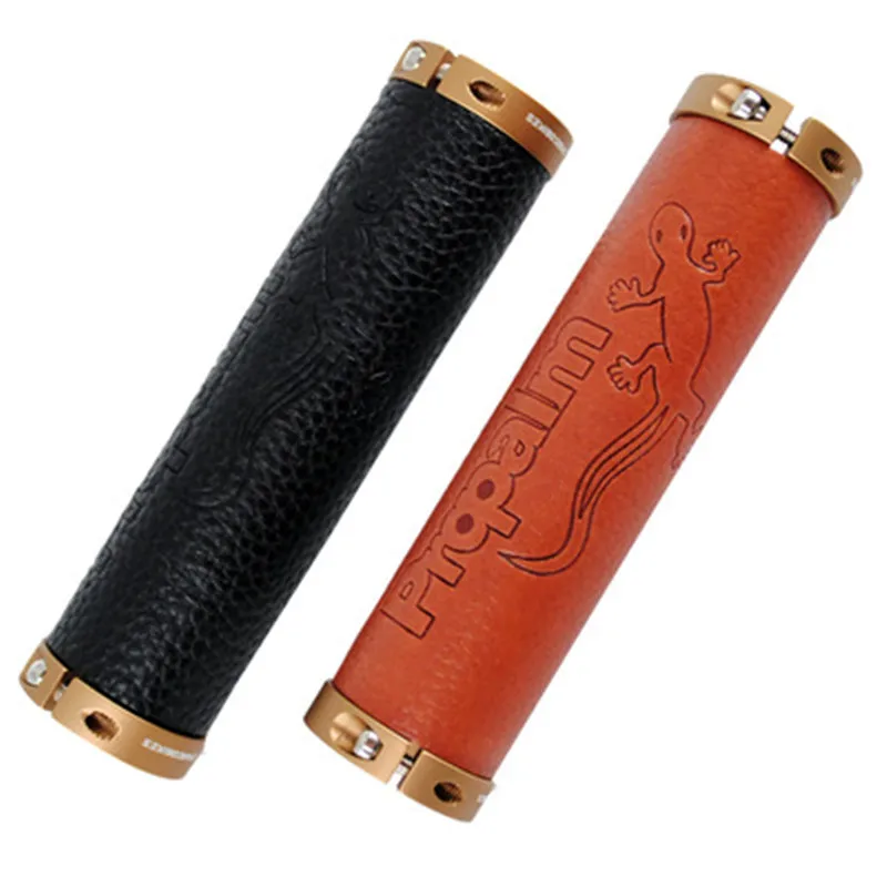 Propalm uchwyt rowerowy skóra nadaje się do MTB Road kierownica rowerowa średnica wewnętrzna 22.2mm blokada kierownicy roweru 138mm uchwyty