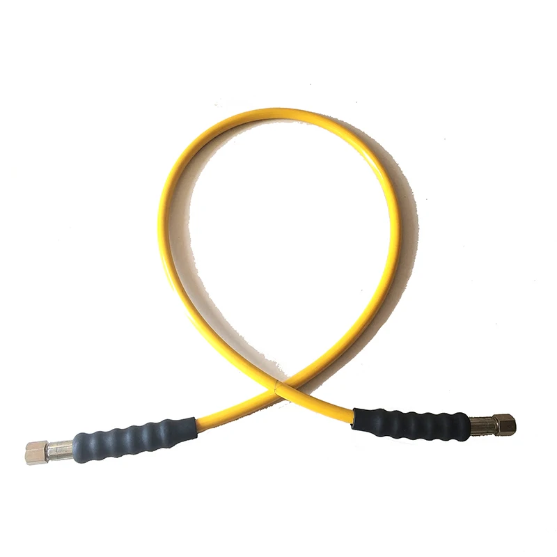 Ultra high pressure oil pipe / hydraulic hose steel wire pipe / quick installation threaded rubber steel wire braided