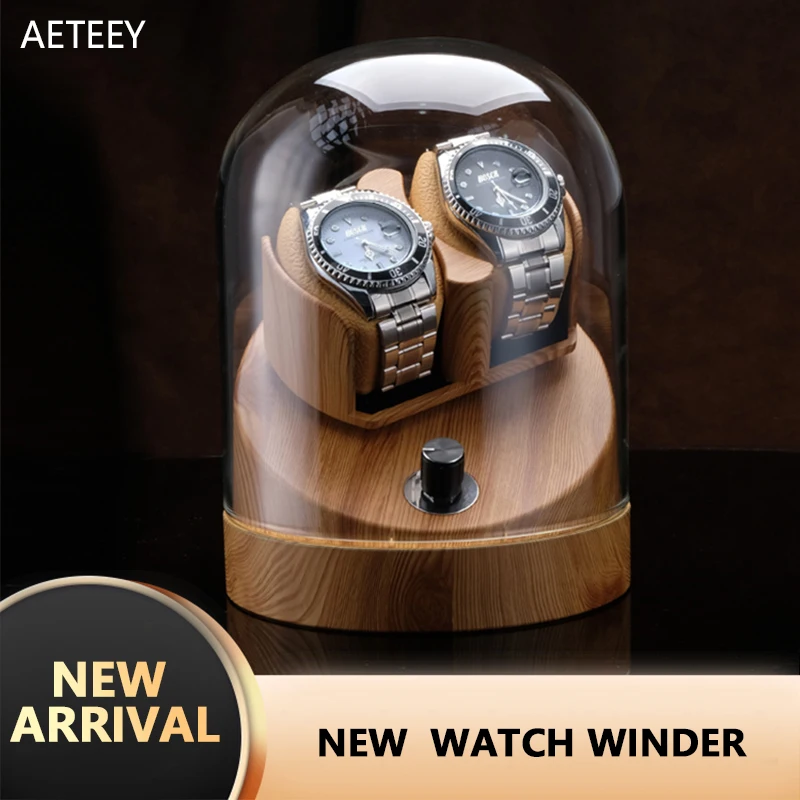 Original Wood Antimagnetic Shaker Mechanical Watch Household Automatic Rotating Watch Shaker Rotating Placer Self Swinging Shake