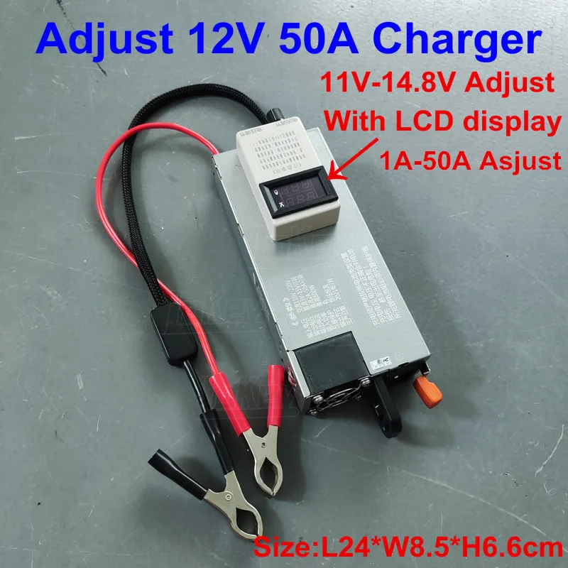 

1A to 50A 3V to 14.6V Adjust Charger 45A 30A 3.65V 4.2V 12V 12.6V 14.6V lipo Lifepo4 Li ion RV camper GEL AGM lead acid batterys