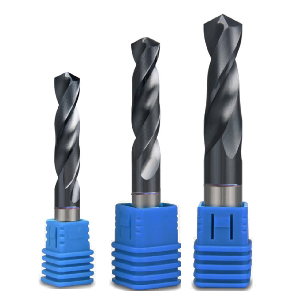 

3Pcs High quality Tungsten Carbide Drill Bit Twist Drill Bits For CNC Metal Drilling Hole Cutter Drilling For CNC Lathe Machine