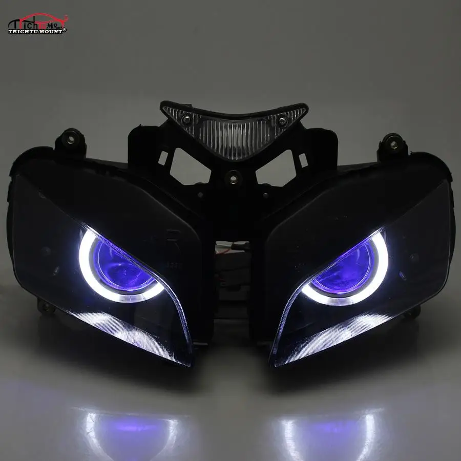 Motorcycle Front Headlamp Custom Head Light HID Bi-Xenon Projector Headlight Assembly For Honda CBR1000RR CBR1000 RR 2004-2007