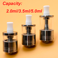 DSXvape Dvarw MTL FL rta 22mm Tank 316ss airflow intake adjustable atomizer Single Coil Rebuildable Tank with 11pcs AFC insert