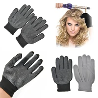 1 par de alisadores de pelo, permanente, rizado, peluquería, guantes de dedo resistentes al calor, herramientas de estilismo para el cuidado del cabello, guantes de estilismo térmicos