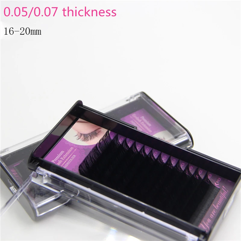 Jadecolier new 15mm/16mm/17mm/18mm/19mm/20mm super long individual eyelash extension soft professionals mink eyelash