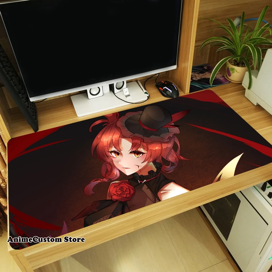 Game Murata Himeko Honkai Impact 3 Large Mouse Pad Laptop Mice Mat Tabletop Keyboard Mat Anti-Slip Playmat Gift