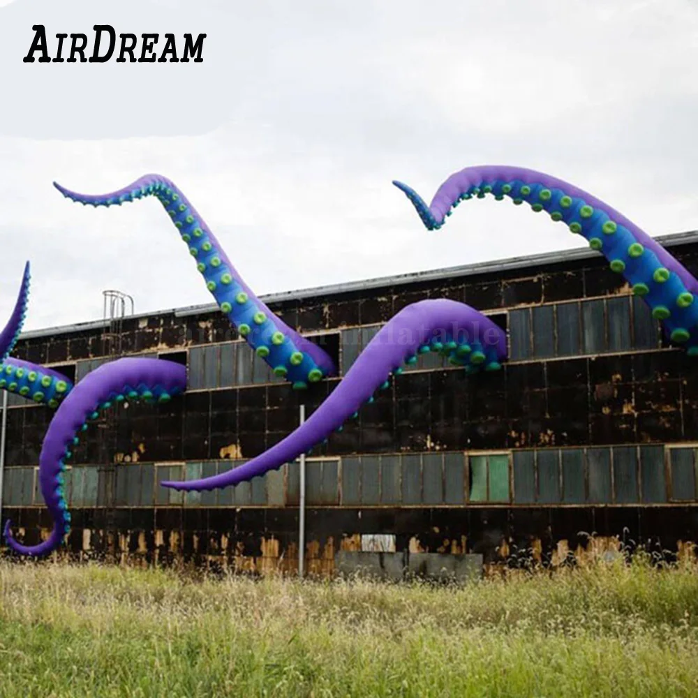 

Outdoor Decor Giant Inflatable Octopus Legs tentacles inflatable Tentacle Arms inflatable Led Lighting Decoration Balloon Custom