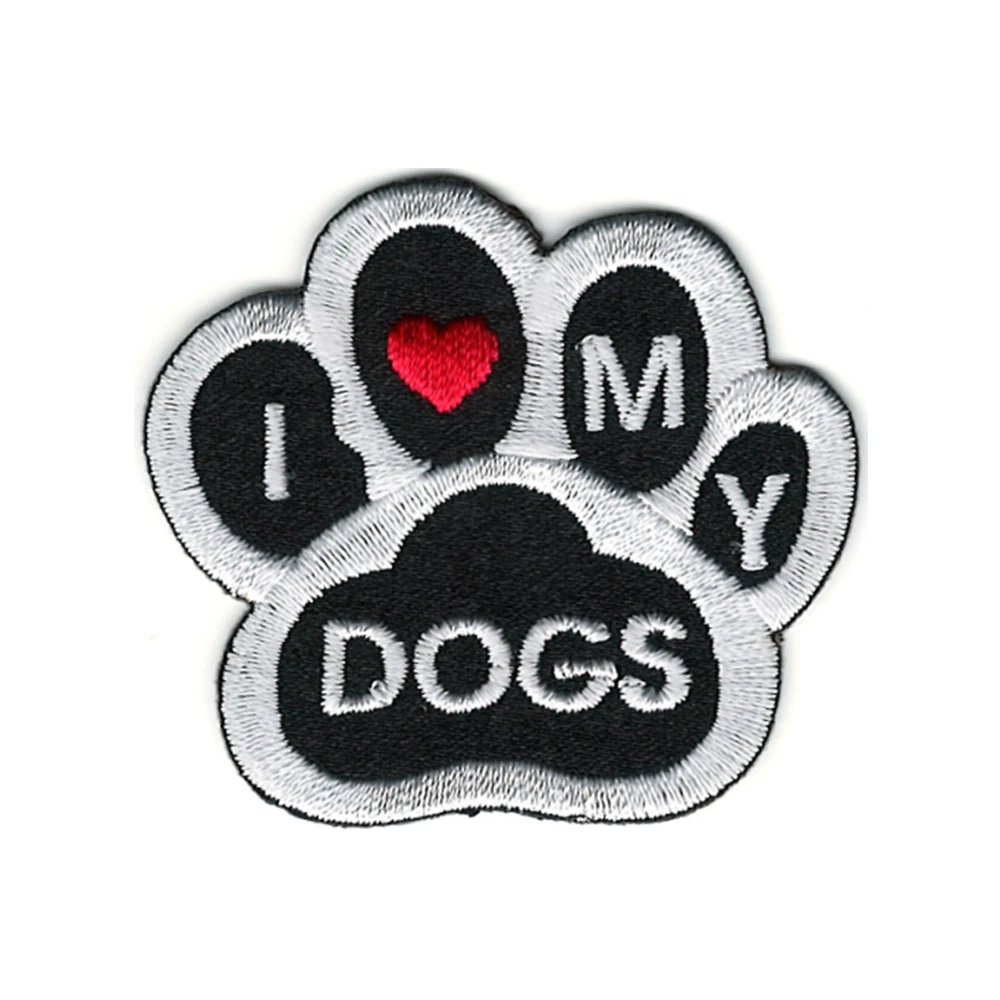 Custom Embroidered Patches for Dogs and Pets, Iron-on Sew-on Badge, Customized for Promotion, Give Away Gifts