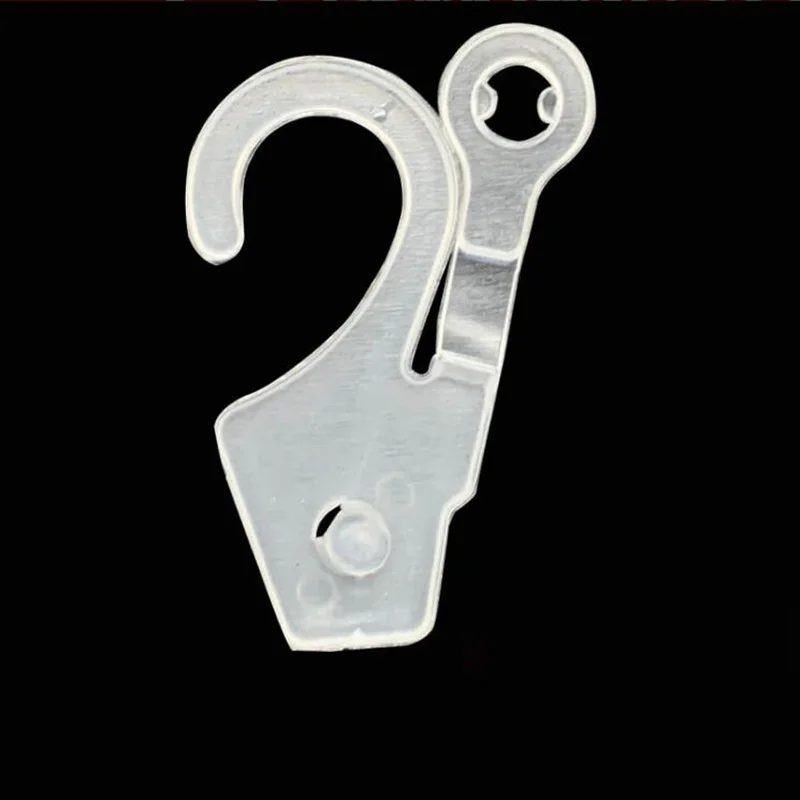 

500 Gram Plastic Snap Clip Hooks Underwear Socks Hanger Bag Package Fabric Swatch Header Clothes Loop Lock Display Hangers