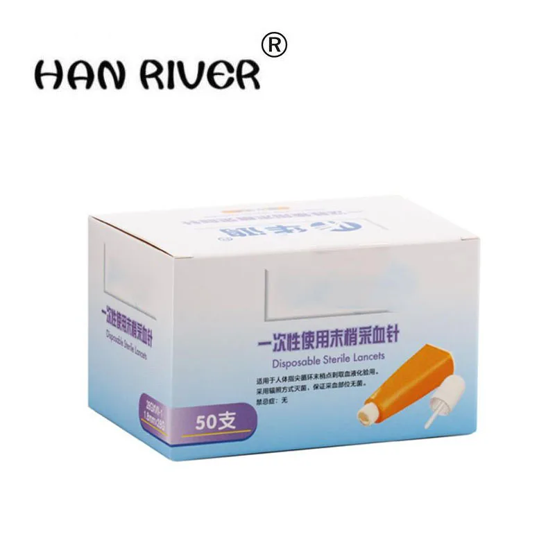 50 = 1 box of high quality disposable sterile peripheral blood collection needle Lock card pin 28 g