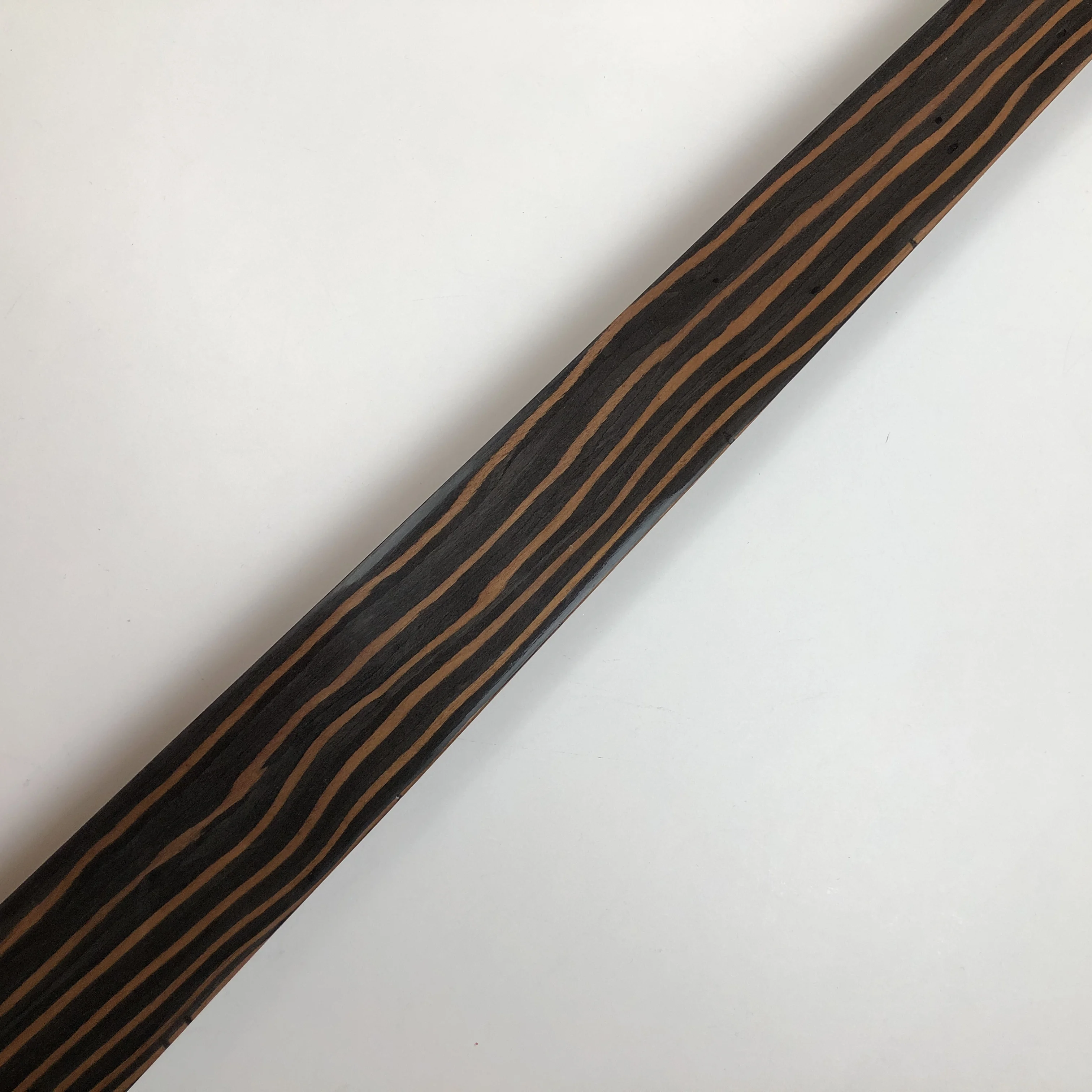 Fretless Bass Guitar Neck Zebra wood 20fret 34 inch Fingerboard No inlay Gloss Bass Guitar Part