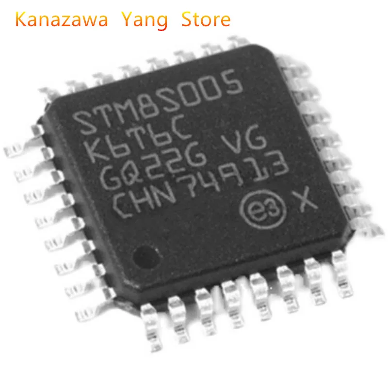 1 Pcs 5 Pcs/Lot Brand New STM8S005K6T6C STM8S005 K6T6 QFP-32 8-bit ...