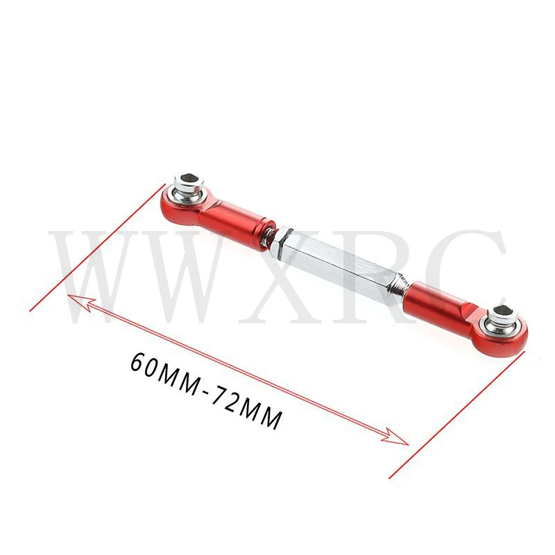 Metal Pull Rod Steering Pull Rod Servo with Pull Rod Base for 1/12 MN D90 FJ45 MN45 MN90 MN99s 1/12 RC Car Upgrad Parts