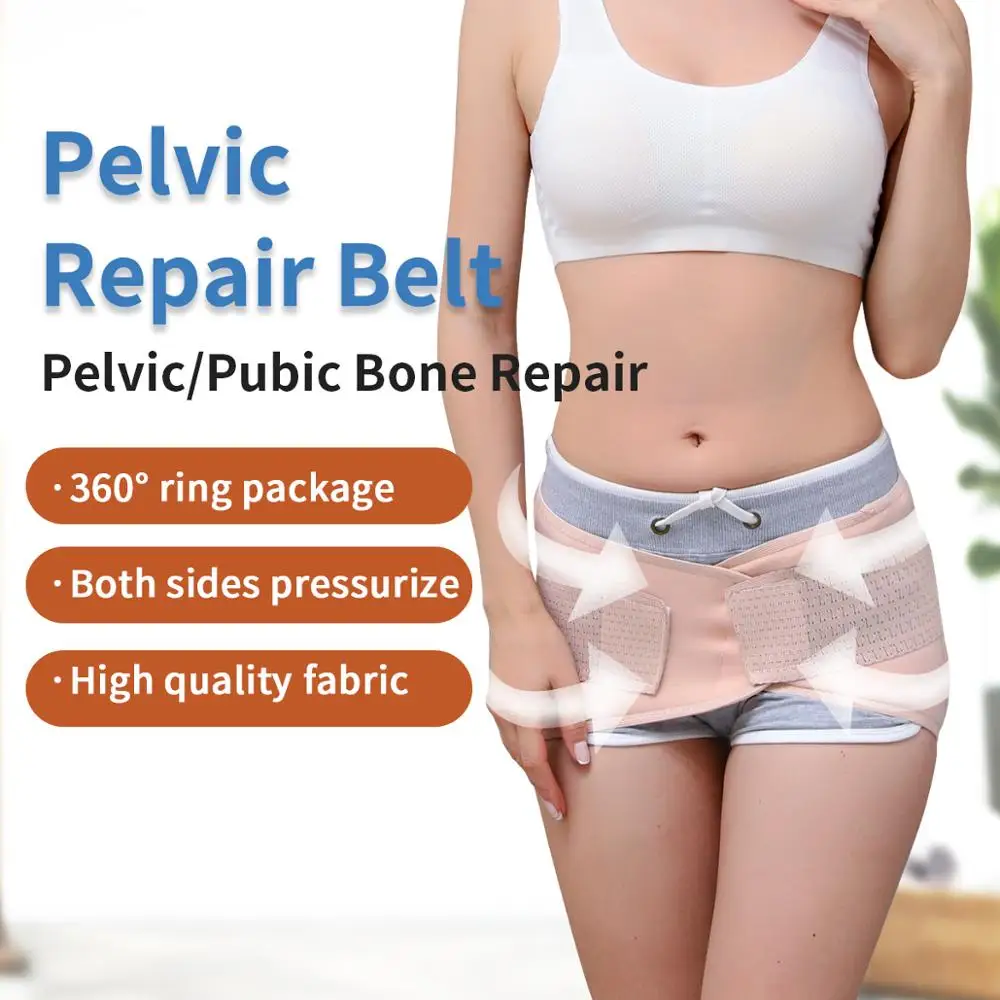 Women Pelvis Correction Belt Postpartum Slimming Recovery Band Pelvic Support Belt Hip Up Body Shaper