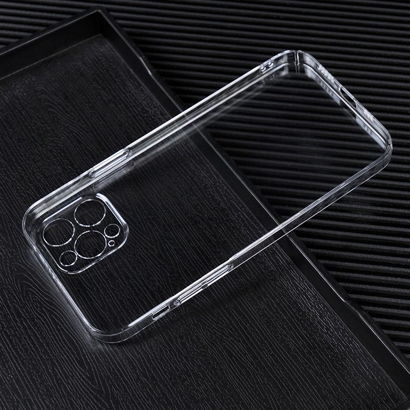 Przezroczyste etui ochronne na obiektyw aparatu PC do iPhone'a 16 15 13 12 11 14 Pro Max MINI XR SE 7 8 PLUSCrystal Back Cover — zdjęcie 4