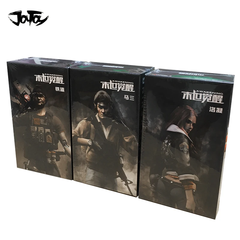 JOYTOY-figura de acción del despertar Luoning Masan Tiezha, modelo militar de juguete, colección de Anime, 1/18, 3,75 pulgadas, 3 unidades por juego, envío gratis