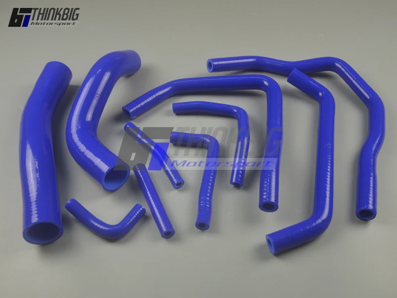 Silicone Radiator Hose Kit For 1990-1997 Toyota Land Cruiser HDJ80 4.2L 1HD-T/1HD-FT Turbo diesel