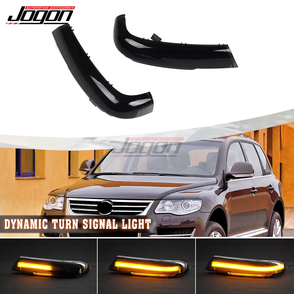 

Динамические светодиодные указатели поворота для Volkswagen VW Touareg I MK1 7L 2002 2003 2004 2005 2006, индикатор зеркала заднего вида, мигалка