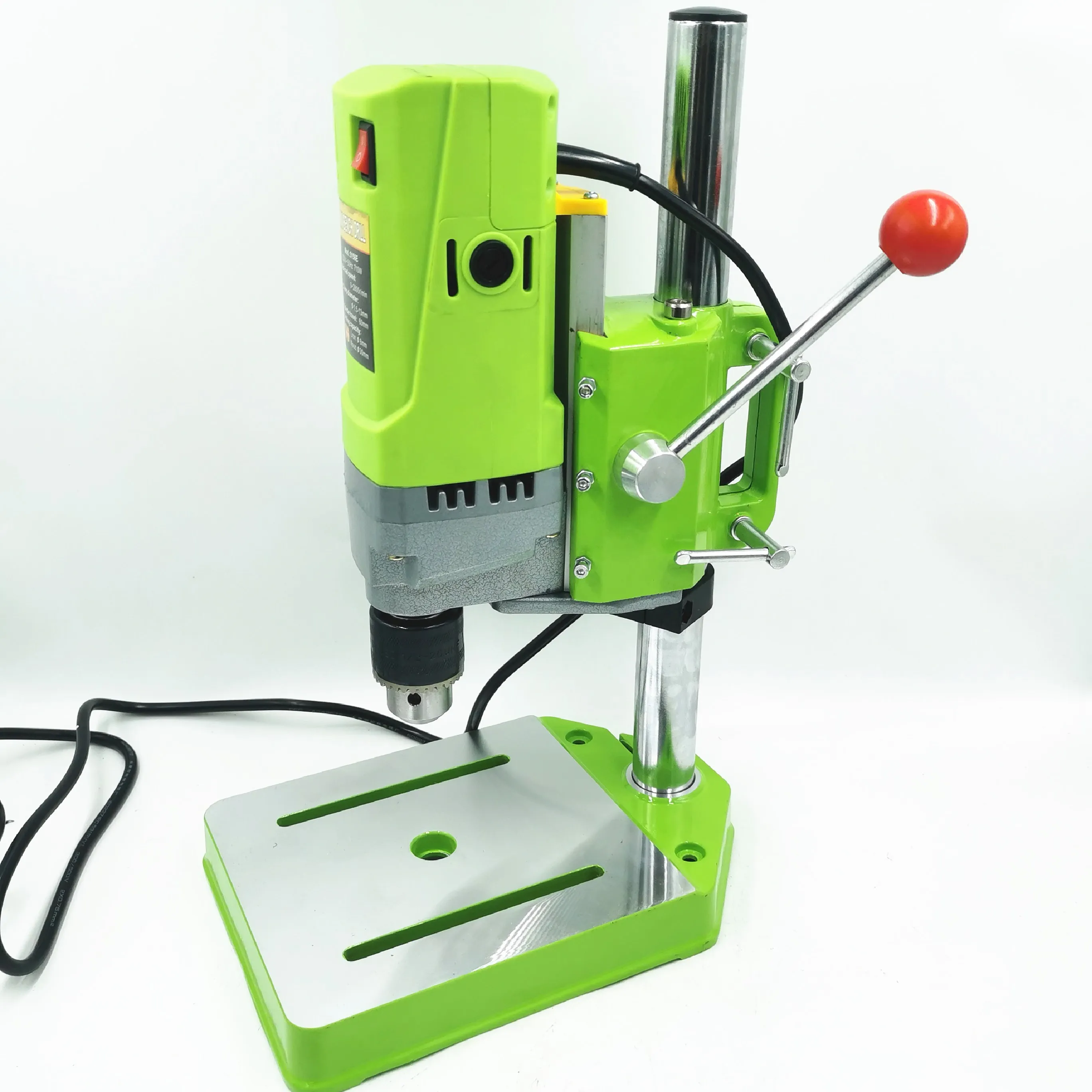 Imagem -03 - Mini Furadeira de Bancada Elétrica Máquina de Perfuração Metal Que Faz a Broca Mandril 113 mm Carpintaria Broca Imprensa 220v 710w