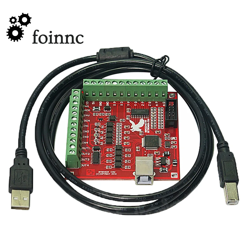 Breakout board CNC USB MACH3 100Khz 4 axis interface driver motion controller driver board