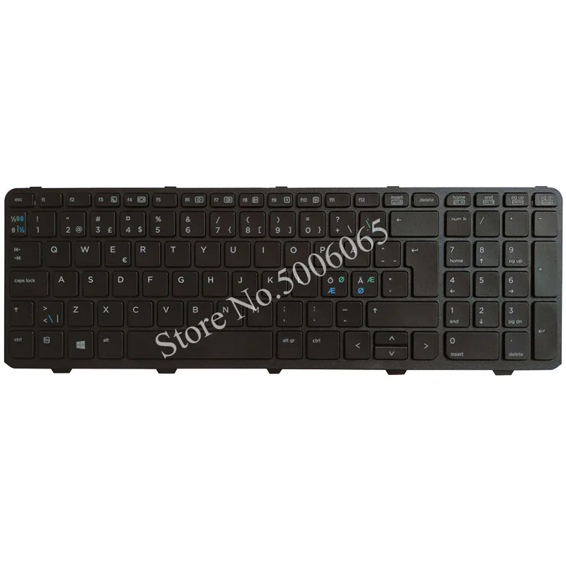 NEW Norway laptop keyboard for HP PROBOOK 450 GO 450 G1 455 G1 470 G2 768787-001 with frame