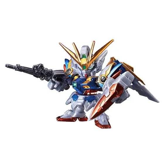 Bandai Genuine Gacha Mobile Suit Gundam Action Figures DASH SP01 SAZABI Mobile Suit Crossbone Gundam Electroplating Color Toys