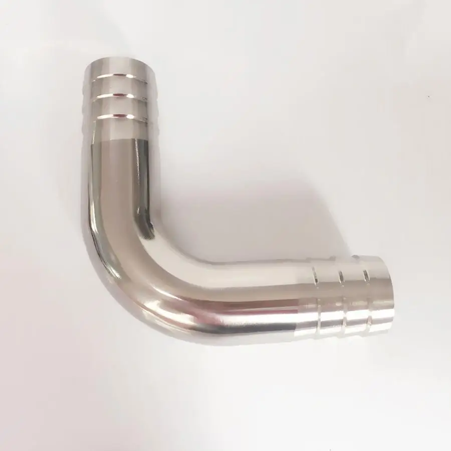 

63mm 2.5" Hose Barb SUS 304 Stainless Steel Sanitary 90 Degree Elbow Pipe Fitting Home Brew Beer Wine