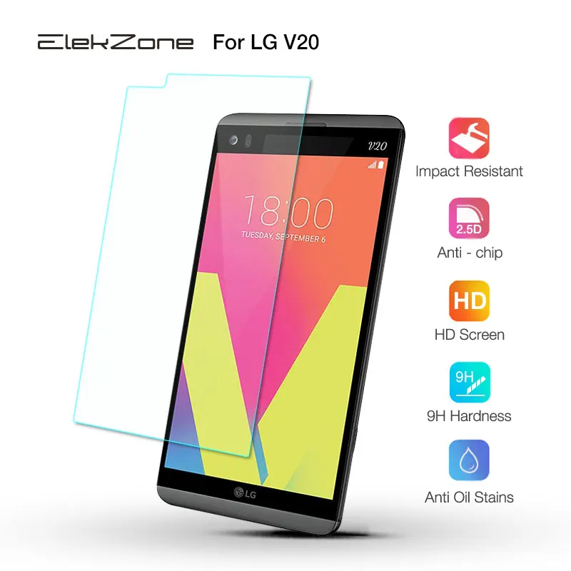 9H Toughed Tempered Protective Glass For LG V20 Screen Protector for LG V20 Exprolsion Proof Anti-scratch Protective Film