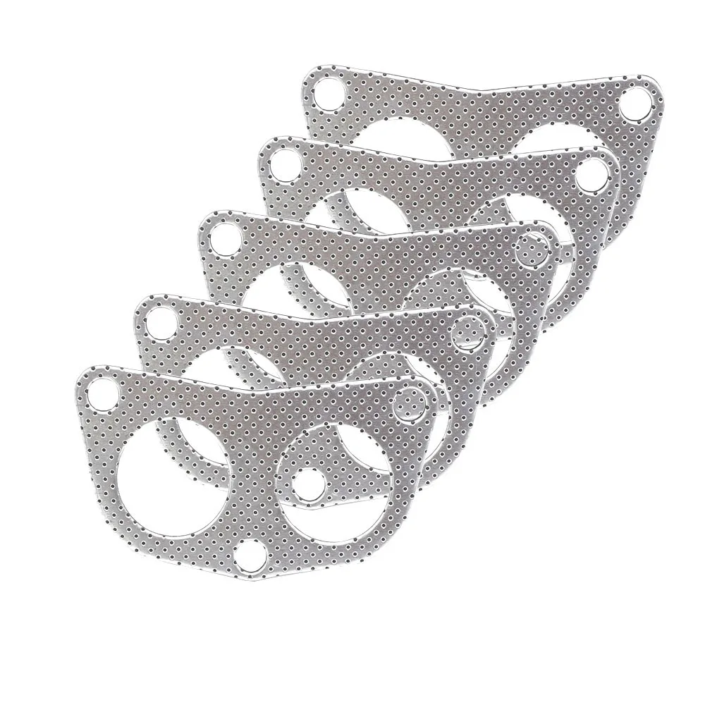 

5pcs/lot Aluminum Exhaust Gasket/Car Engine Downpipe Flange/Exhaust Pipe Gasket For Honda D15-B18