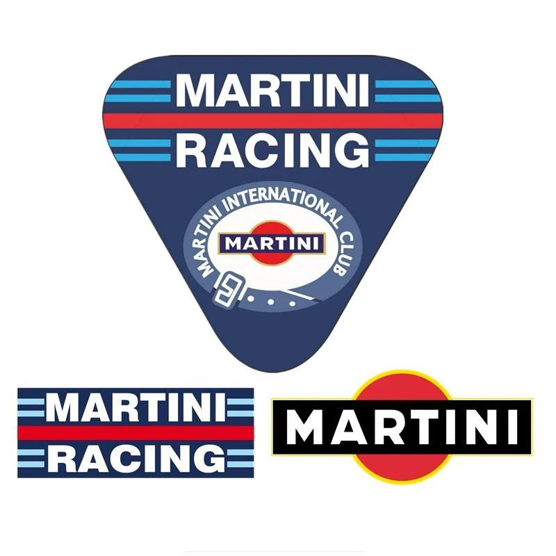 

Interesting MARTINI Car Sticker DIY Motorcycle Decoration Helmet Window PVC Decals