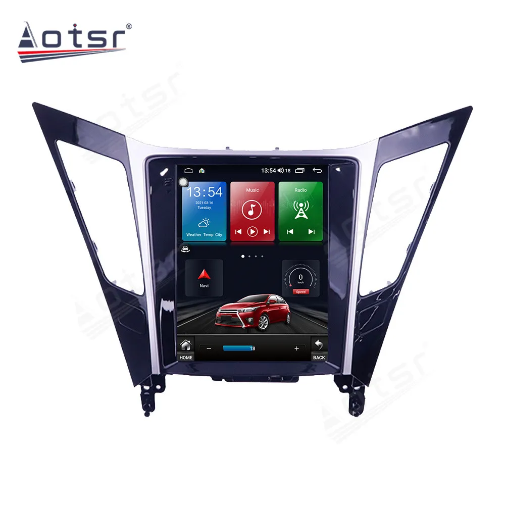 لشركة هيونداي سوناتا 2012-2015 مشغل راديو السيارة الاندورويد نظام تحديد المواقع والملاحة 360 كاميرا بانورامية السيارات ستيريو الوسائط المتعددة Carplay 4G SIM #4