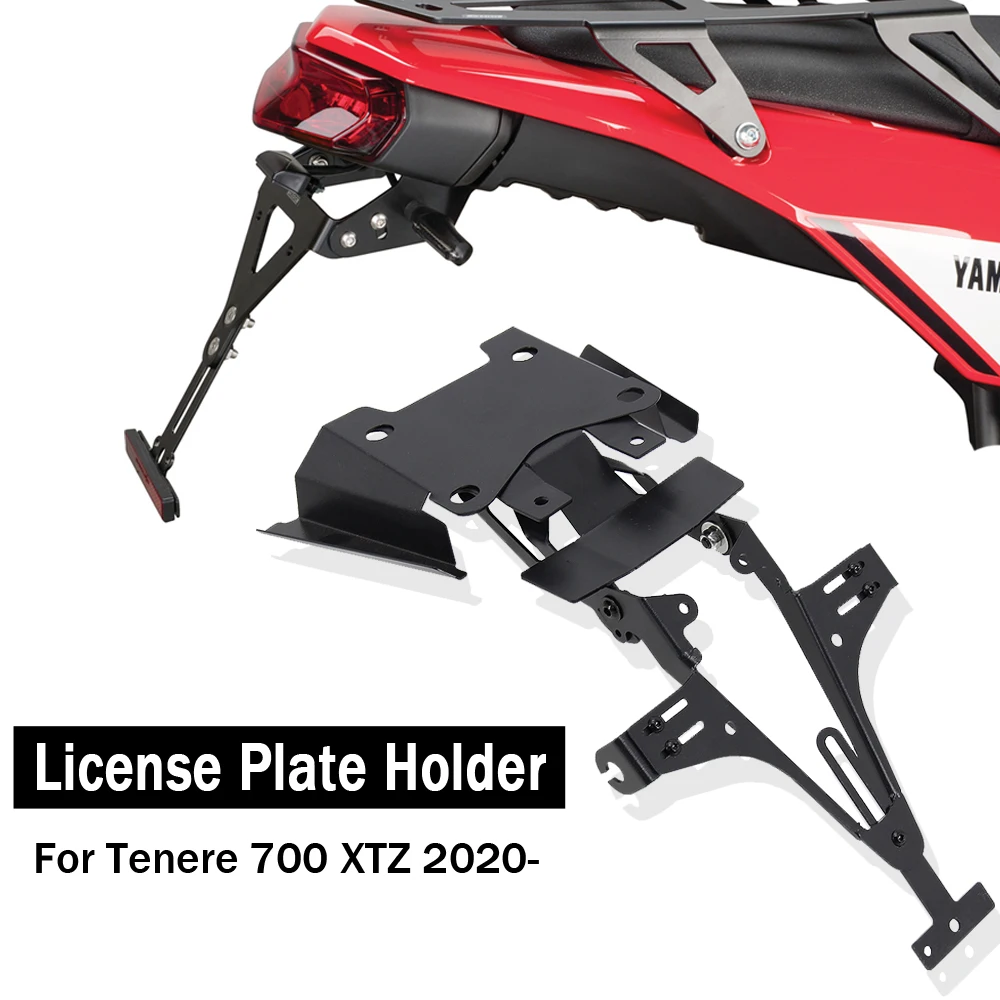 

NEW Rear License Plate Holder Bracket Bracket Tail Tidy For Yamaha Tenere 700 XTZ Tenere700 TENERE700 TENERE 700 2020 2021