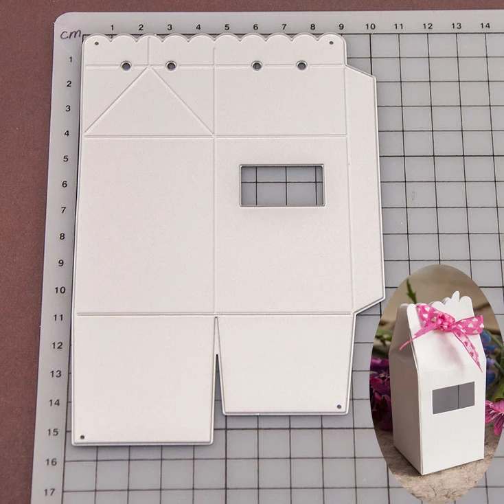 Pudełko metalowe wykrojniki DIY wykrojniki Scrapbooking stal węglowa edukacyjne dla dzieci osadzanie stemple matryce