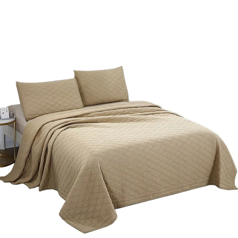 

CHAUSUB Soft Cotton Bedspread Quilt Set 3PCS King Queen Size Quilted Bed Cover Summer Lightweight Blanket for Bed Comforter