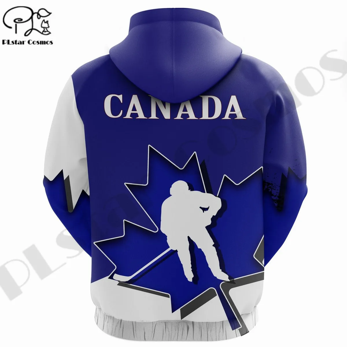 PLstar Cosmos 3Dprinted Newest Canada Hockey Maple Leaf Art Harajuku Streetwear Unique Unisex Funny Hoodies/Sweatshirt/Zip A-1